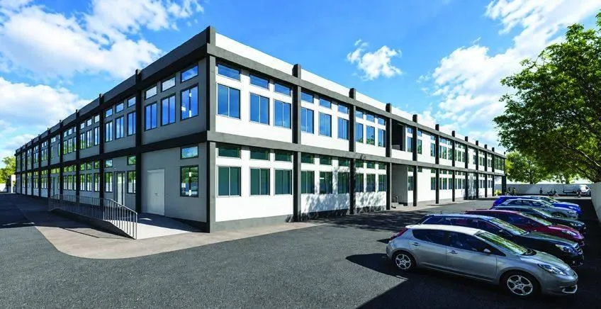 Hospital building elevation